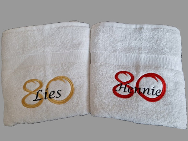 80 jaar cadeau met naam en leeftijd