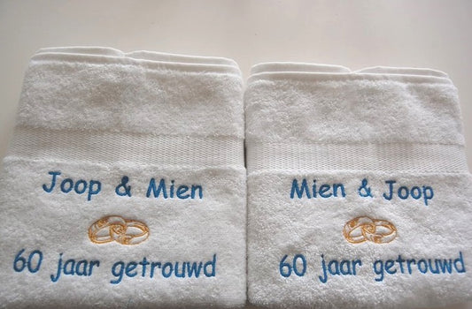 60 jaar getrouwd cadeau met namen
