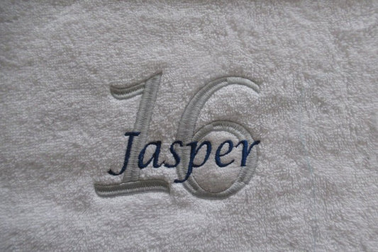 16 jaar cadeau met naam en leeftijd