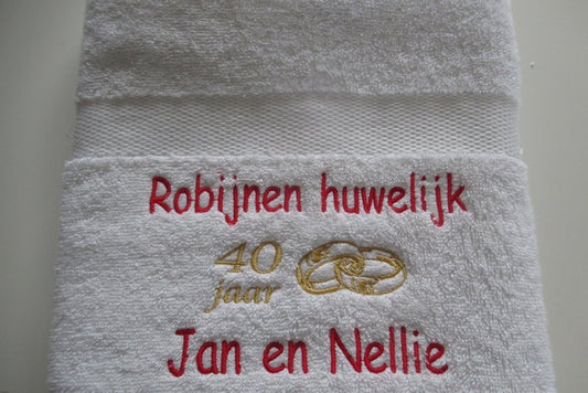 Robijnen huwelijk cadeau | 40 jaar getrouwd