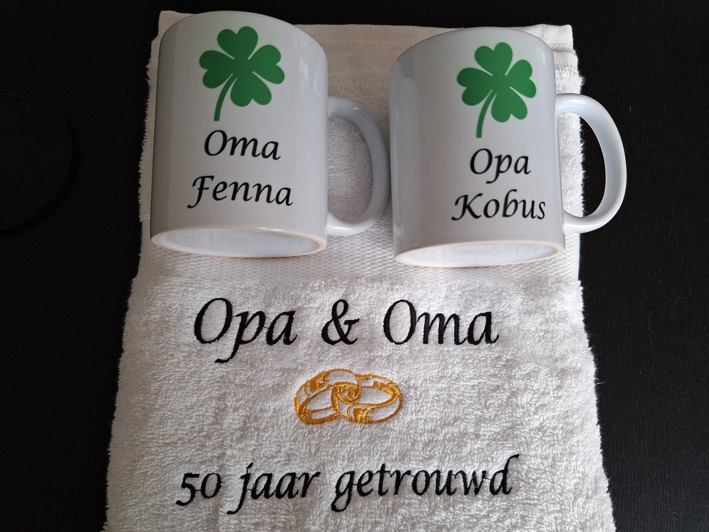 Mok voor Opa en Oma met Naam