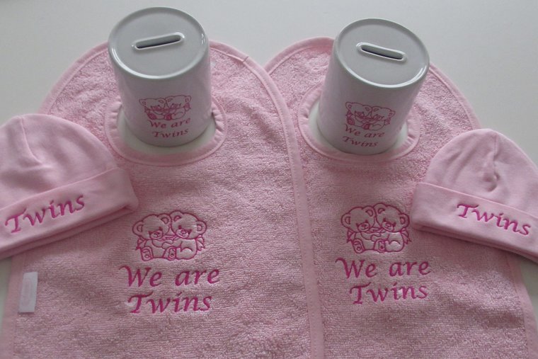 Slabber met naam en afbeelding