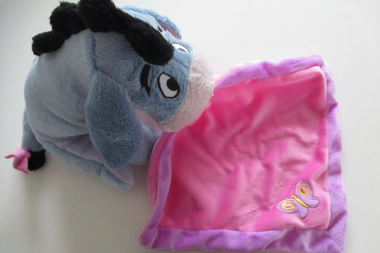 Disney Eeyore geboorte knuffel met naam - Gepersonaliseerd Cadeau - In-house Geborduurd