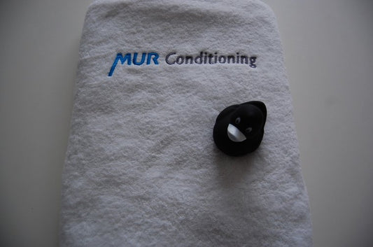 Badlaken of douchlaken met logo