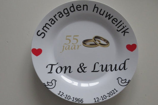 55 jaar Trouwdag cadeau Smaragden huwelijk