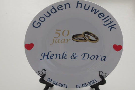 50 jaar Trouwdag cadeau Gouden huwelijk