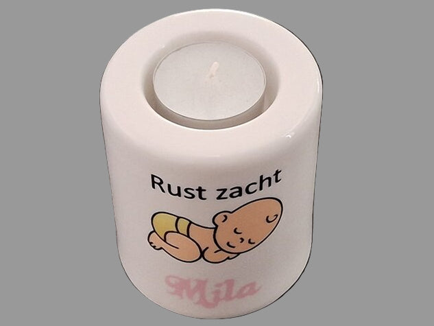 Troostlichtje Baby met Naam | Rust Zacht Gedenklicht