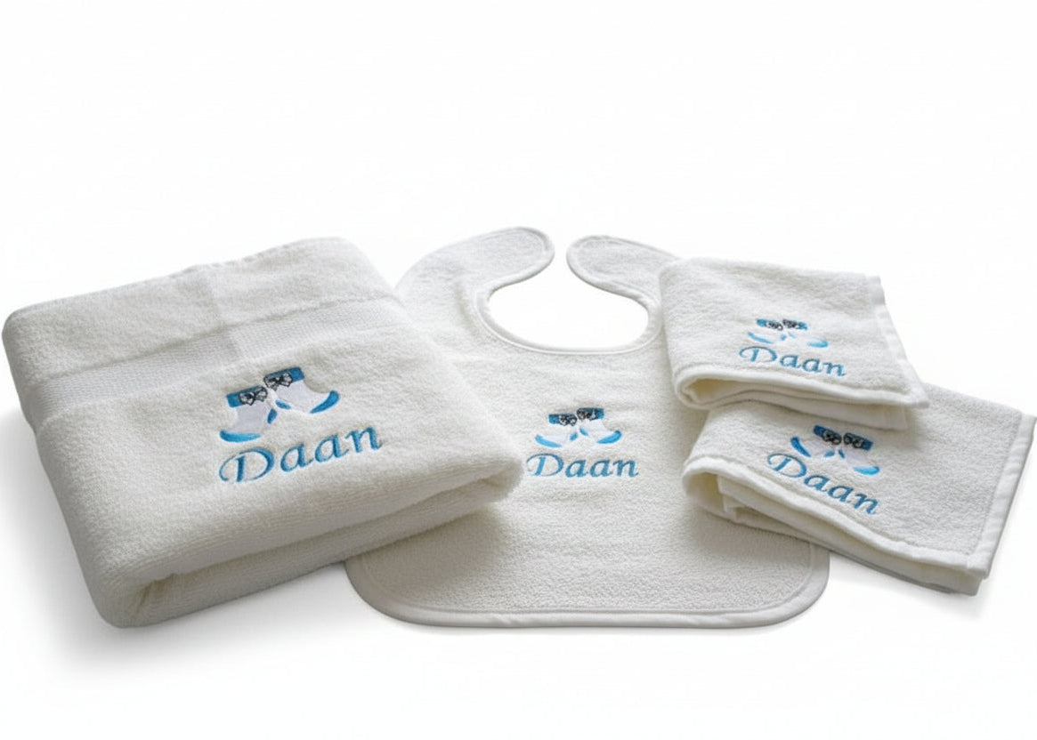 Spuugdoek met Eigen afbeelding | Geboortekaartje