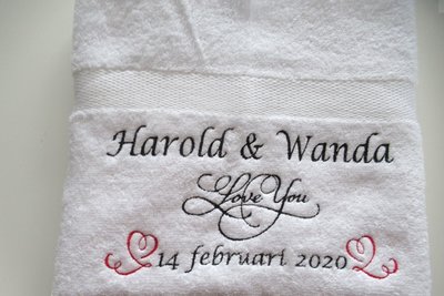 Valentijn cadeau originele handdoek Kado