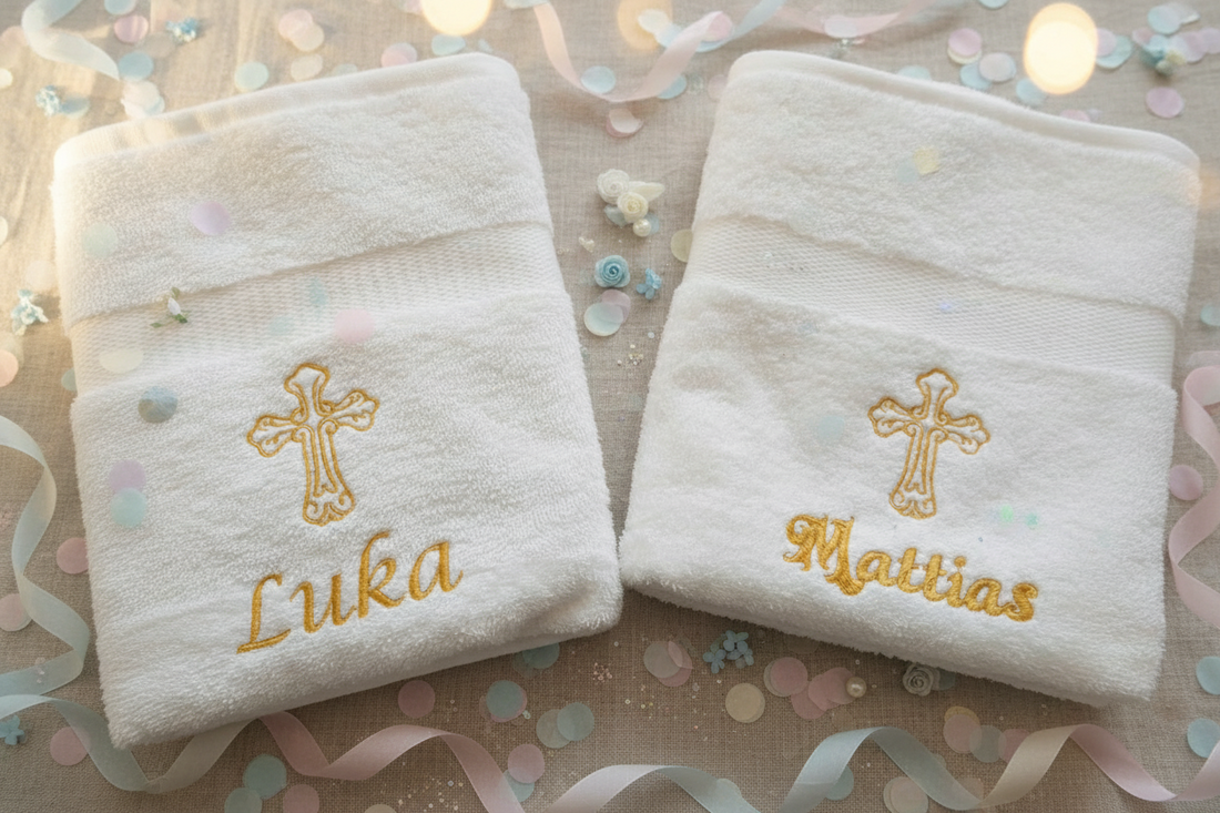 Doop Cadeau met Naam en Kruis