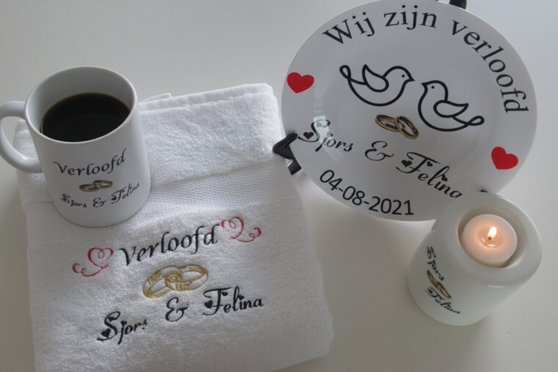 Verlovingscadeau met naam: romantische geschenken voor verloofden