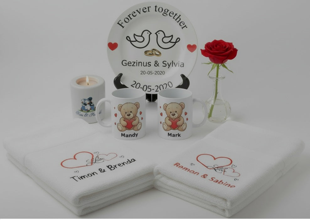 Romantische Cadeaus met naam