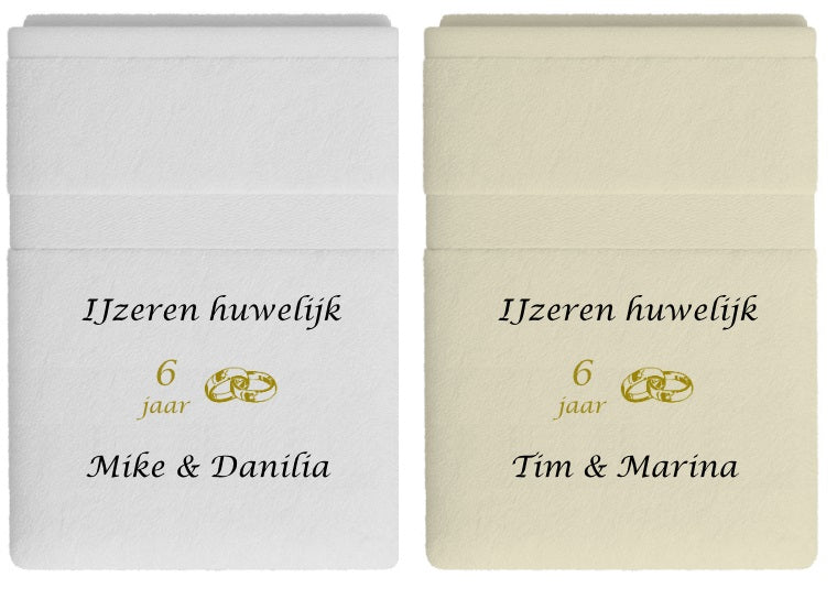 IJzeren huwelijk cadeau | 6 jaar getrouwd