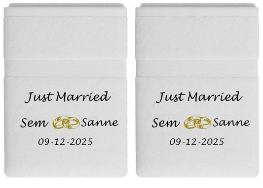 Just Married Cadeau met Namen