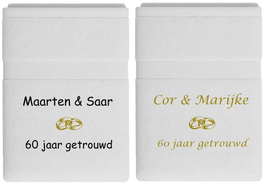 60 jaar getrouwd cadeau met namen