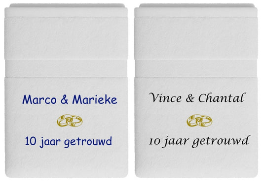 10 jaar getrouwd cadeau met namen