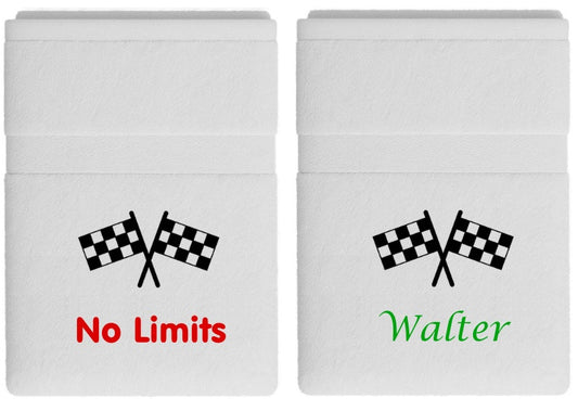 Race handdoek met naam