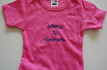 Romper met naam - Gepersonaliseerd Cadeau - In-house Geborduurd