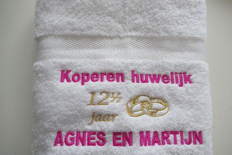 Koperen huwelijk cadeau | 12,5 jaar getrouwd 