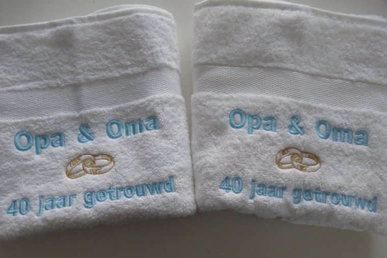 Opa en Oma zoveel jaar getrouwd cadeau