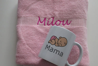 Mok voor Mama met Naam - Gepersonaliseerd Cadeau - In-house Geborduurd