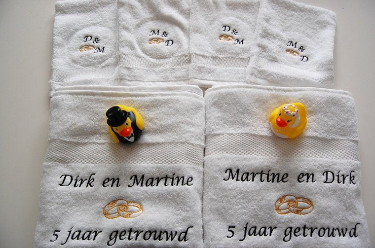 5 jaar getrouwd cadeau met namen