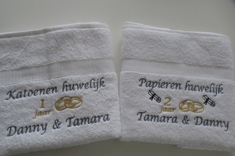 Papieren huwelijk cadeau | 2 jaar getrouwd