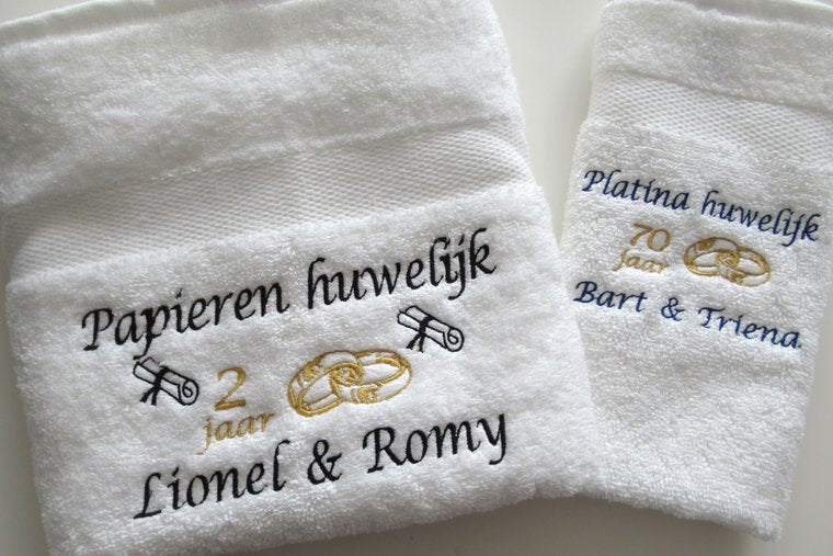 Papieren huwelijk cadeau | 2 jaar getrouwd