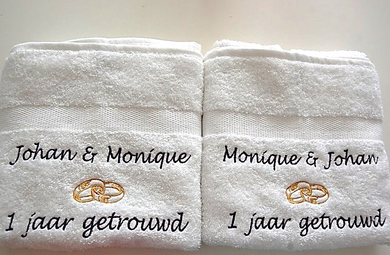 1 jaar getrouwd cadeau met namen