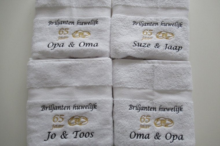 Briljanten huwelijk cadeau | 65 jaar getrouwd