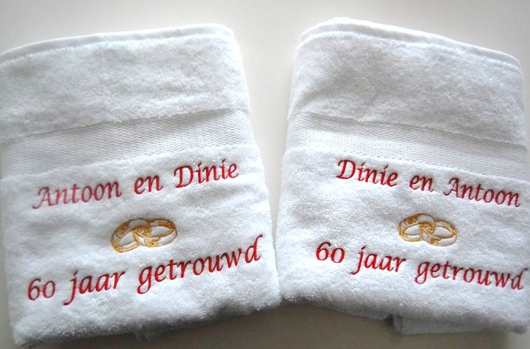 60 jaar getrouwd cadeau met namen