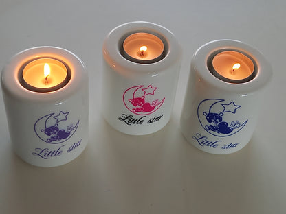 Sterrenlichtje Baby | Star in Heaven met Naam - Gepersonaliseerd Cadeau - In-house Geborduurd