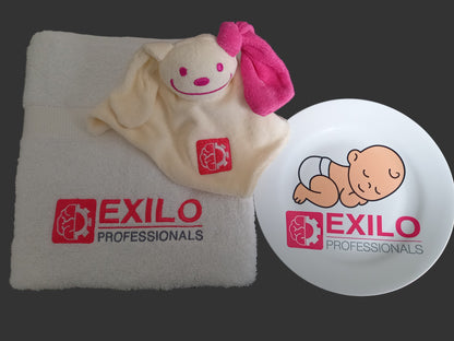Spuugdoekje met logo - Gepersonaliseerd Cadeau - In-house Geborduurd