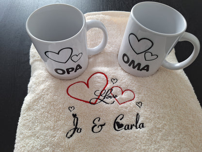 Romantisch Cadeau | Forever in Love - Gepersonaliseerd Cadeau - In-house Geborduurd