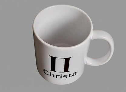 Koffiemok met Naam en Sterrenbeeld - Gepersonaliseerd Cadeau - In-house Geborduurd