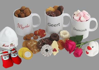 Baby kerstsokjes - Gepersonaliseerd Cadeau - In-house Geborduurd