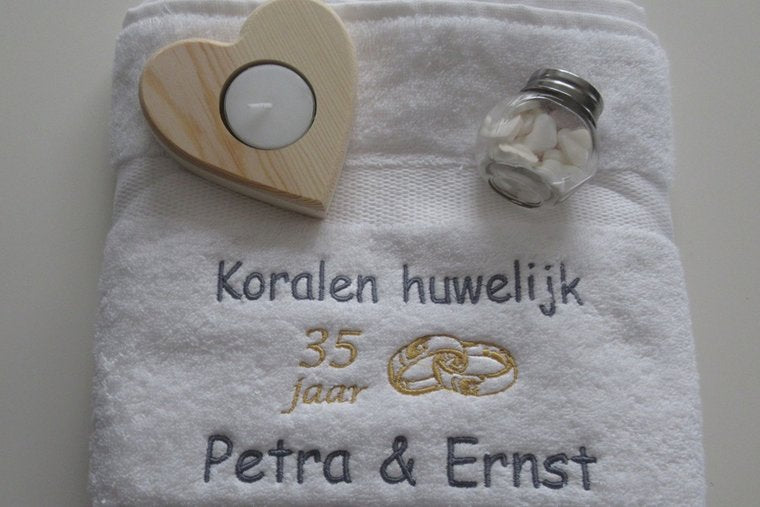 Koralen huwelijk cadeau | 35 jaar getrouwd