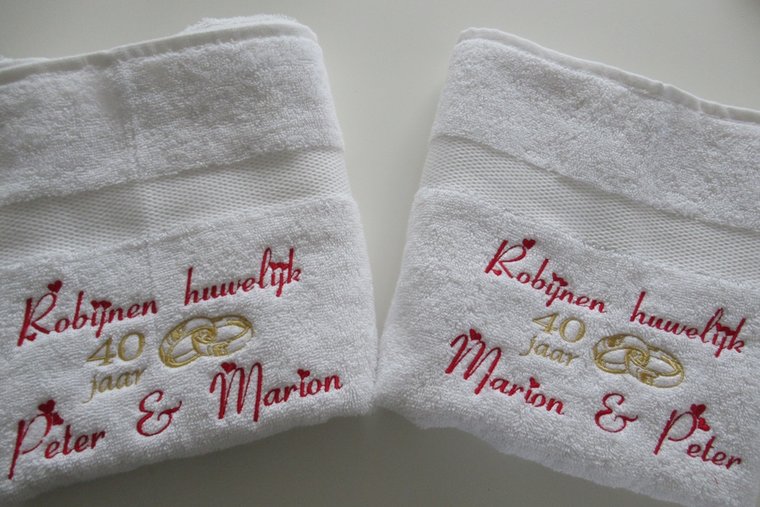 Robijnen huwelijk cadeau | 40 jaar getrouwd