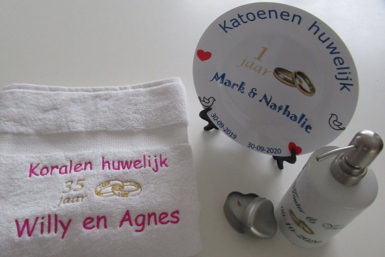 Koralen huwelijk cadeau | 35 jaar getrouwd