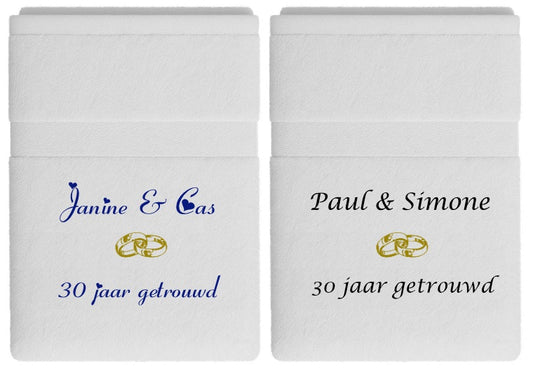 30 jaar getrouwd cadeau met namen - Gepersonaliseerd Cadeau -