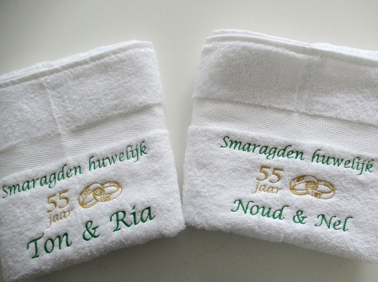 Smaragden huwelijk cadeau | 55 jaar getrouwd