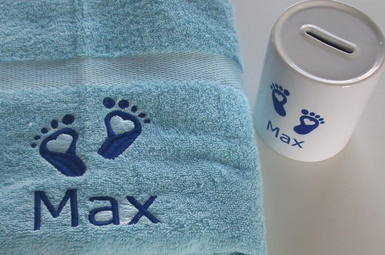 Handdoek met naam en afbeelding