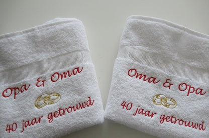 Opa en Oma zoveel jaar getrouwd cadeau - Persoonlijk en Warm