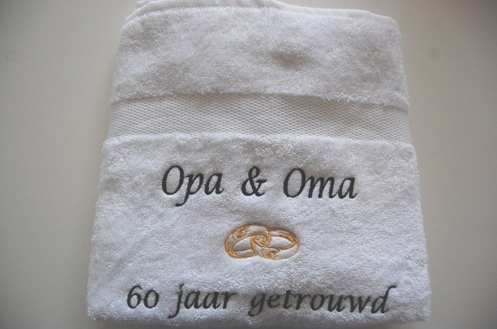 Opa en Oma 60 jaar getrouwd cadeau - Gepersonaliseerd Cadeau 