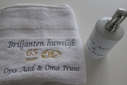 Briljanten huwelijk cadeau | 65 jaar getrouwd 