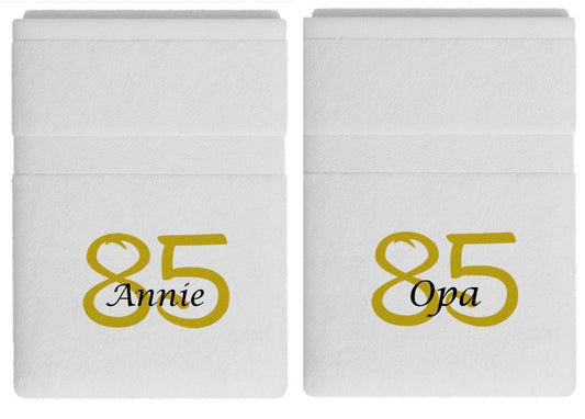 85 jaar cadeau met naam en leeftijd - Gepersonaliseerd Cadeau -