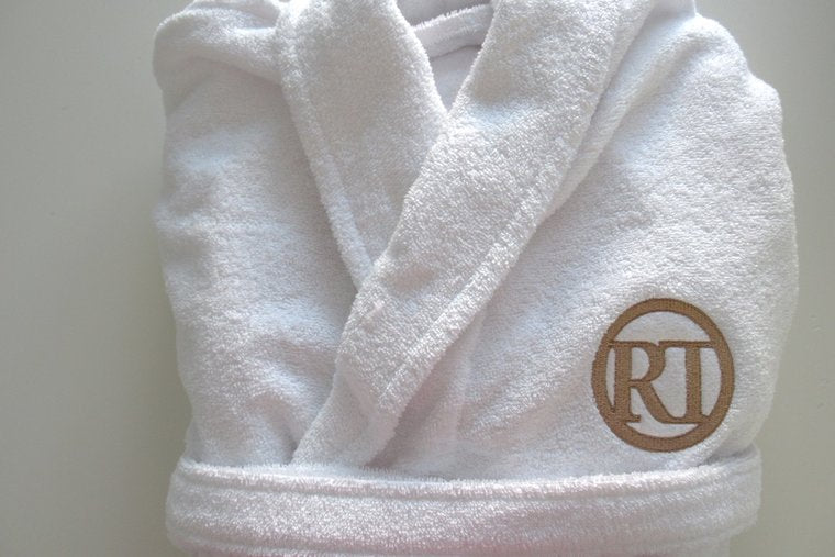 Badjas met naam en logo voor volwassenen 