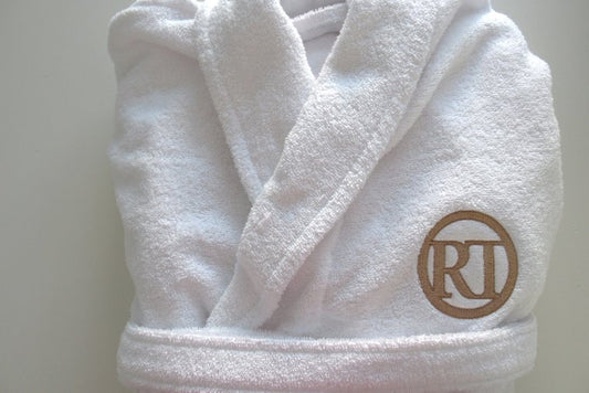 Badjas met naam en logo voor volwassenen 