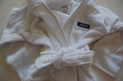 Badjas met naam en logo - Gepersonaliseerd Cadeau - In-house Geborduurd