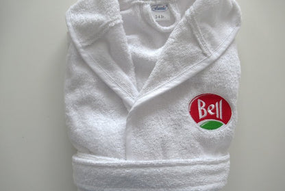 Badjas met naam en logo - Gepersonaliseerd Cadeau - In-house Geborduurd